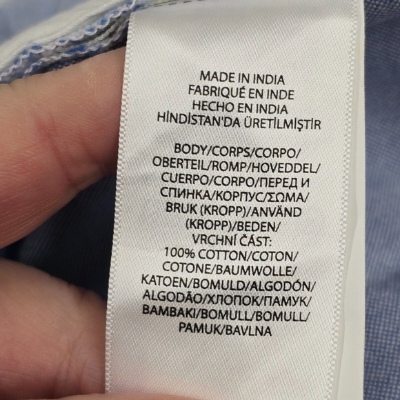 Polo Ralph Lauren Shorts Mens 40 Blue Chino Classic Fit Flat Front Preppy - Picture 5 of 13